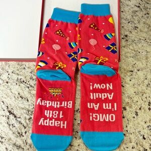 Colorful Birthday Celebration Socks